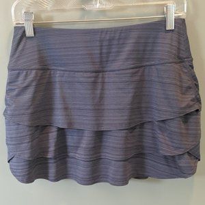 Athleta Tiered Swagger Skort Blue Size Small
